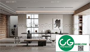 Tea Room 56 3D Model